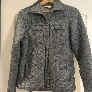 Dickies Gray Utility Jacket Quilted Lightweight